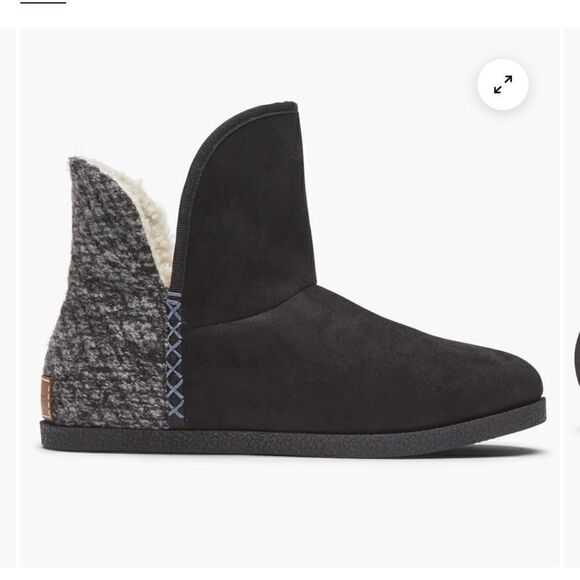 Rockport Veda truTech Black Suede Slippers size 7 - Picture 2 of 9